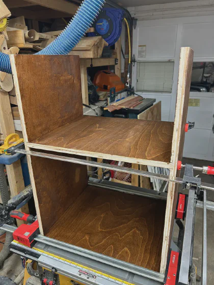 Printer stand build progress 01