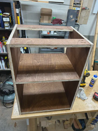 Printer stand build progress 04