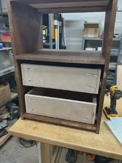 Printer stand build progress 07