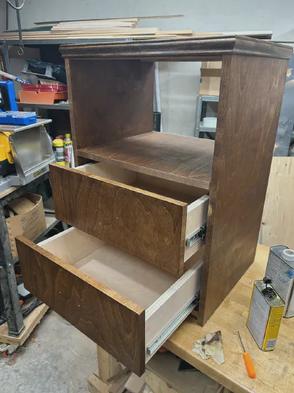 Printer stand build progress 09