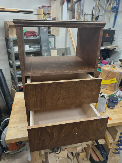 Printer stand build progress 10
