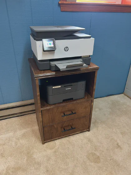 Printer stand build progress 12