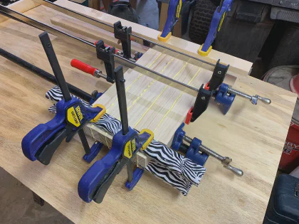 Coffee table build progress 01