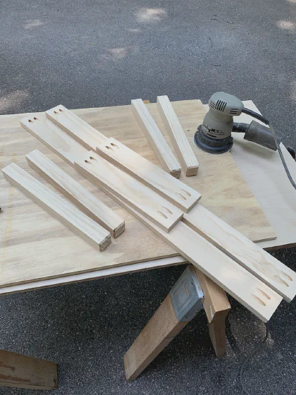 Coffee table build progress 02