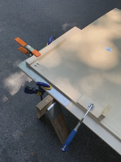 Coffee table build progress 03