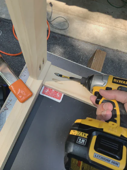 Coffee table build progress 04