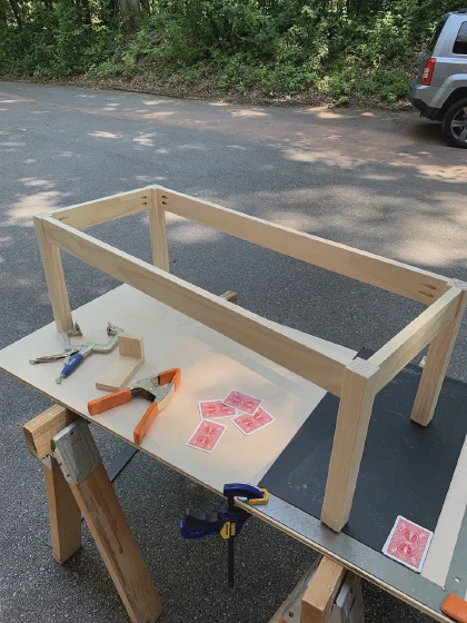 Coffee table build progress 05