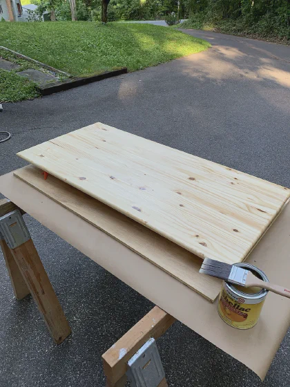 Coffee table build progress 07