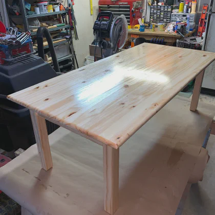 Coffee table build progress 12